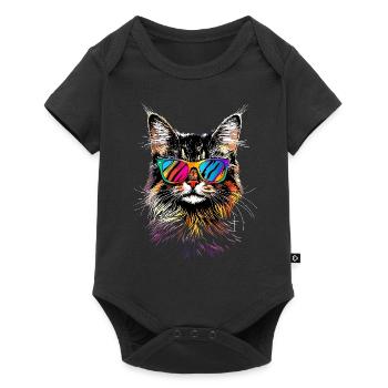 Cat Norwegian Forest Cat Norwegian Forest Cats - Baby Premium short-sleeve bodysuit - black - Front