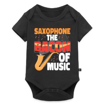 Saxophones Saxophones The Bacon Of - Baby Premium short-sleeve bodysuit - black - Front