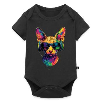 Savannah Cat Cat Mom Cute Serval Leopard Cats - Baby Premium short-sleeve bodysuit - black - Front