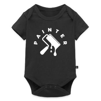 Colorful painter professional pride - Baby Premium short-sleeve bodysuit - black - Front