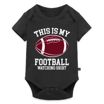 Football américain - Body à manches courtes Premium Bébé - noir - Devant