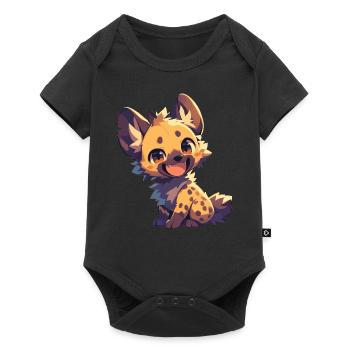 Hyena Hyena - Baby Premium short-sleeve bodysuit - black - Front