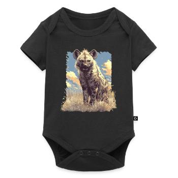 Hyena Hyena - Baby Premium short-sleeve bodysuit - black - Front