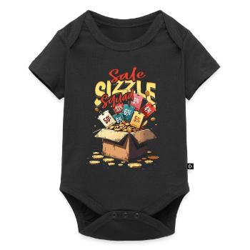 Coupons Coupons Vente Sizzle Squad - Body à manches courtes Premium Bébé - noir - Devant