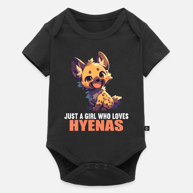 Hyänen Hyäne - Baby Premium Kurzarmbody - Schwarz