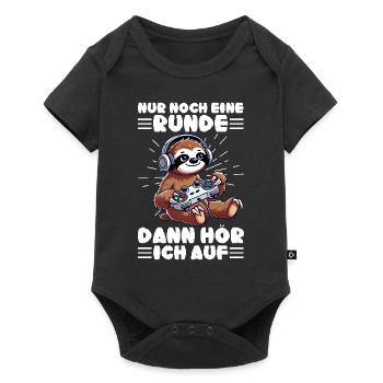 Just one more round then I'll stop sloth - Baby Premium short-sleeve bodysuit - black - Front