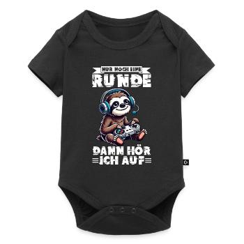 Just one more round then I'll stop sloth - Baby Premium short-sleeve bodysuit - black - Front