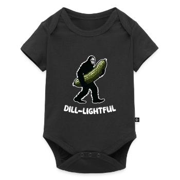 Dill-lightful Pickle Dill Bigfoot Sasquatch Sungl - Baby Premium short-sleeve bodysuit - black - Front