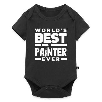 Best Painter in the World - Baby Premium short-sleeve bodysuit - black - Front