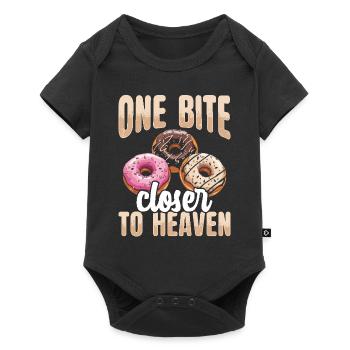 Beignets Beignets - Body à manches courtes Premium Bébé - noir - Devant