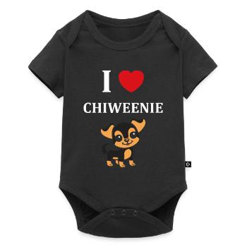Chiweenie - Body à manches courtes Premium Bébé - noir - Devant