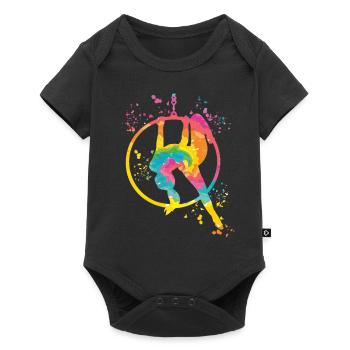 Aerialist Aerial Ring Lyra Air Ring - Baby Premium short-sleeve bodysuit - black - Front
