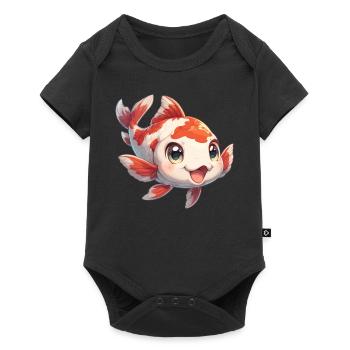 Koi Koi Carpe - Body à manches courtes Premium Bébé - noir - Devant