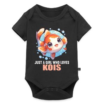 Koi Koi Carpe - Body à manches courtes Premium Bébé - noir - Devant