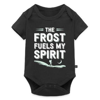 Winter Camper Snow Camping Adventure - Baby Premium short-sleeve bodysuit - black - Front