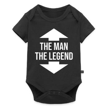 The Man the Legend funny design funny - Baby Premium short-sleeve bodysuit - black - Front
