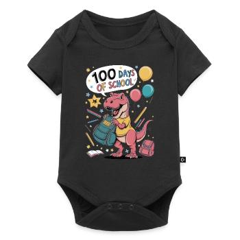 100th Day Of School 100 Day Of School Kids - Baby Premium short-sleeve bodysuit - black - Front