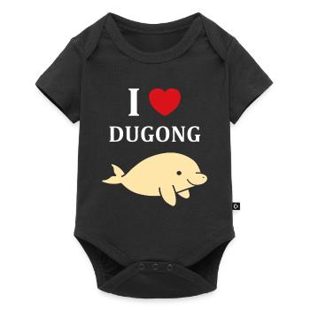Dugong - Baby Premium short-sleeve bodysuit - black - Front