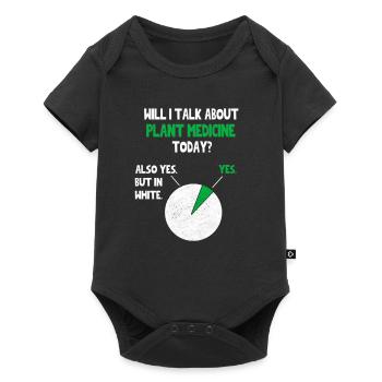 Plante médecine Chamanisme Spirituel Drôle Citation Nov - Body à manches courtes Premium Bébé - noir - Devant