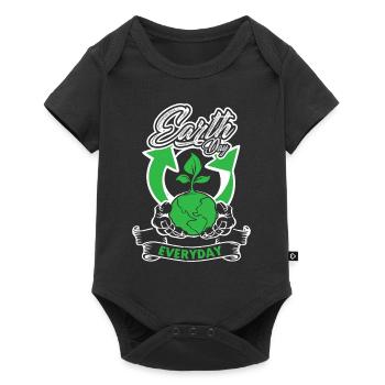 Earth Day Every Day - Baby Premium short-sleeve bodysuit - black - Front