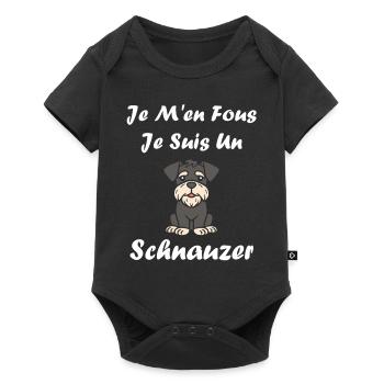 Schnauzer - Baby Premium short-sleeve bodysuit - black - Front