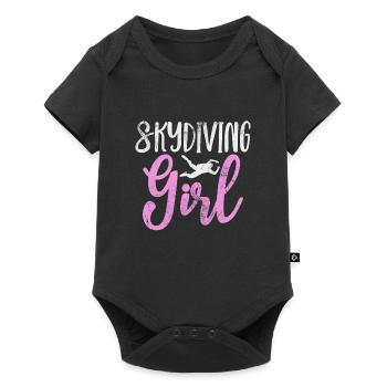 Skydive - Baby Premium short-sleeve bodysuit - black - Front