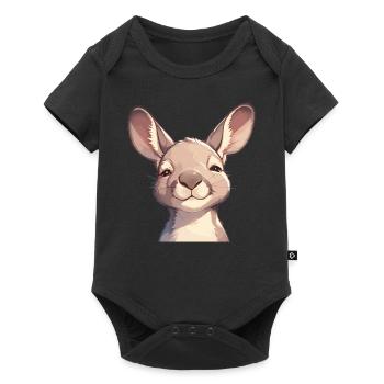 Kangaroos Kangaroo - Baby Premium short-sleeve bodysuit - black - Front