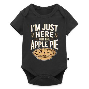 Apple Pie Saying Funny Apple Pie Gift - Baby Premium short-sleeve bodysuit - black - Front
