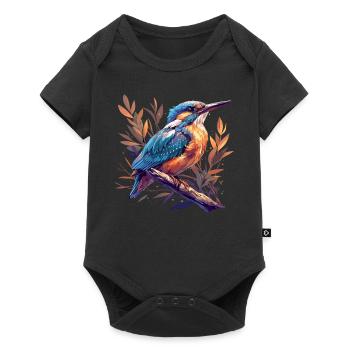 Kingfishers Kingfisher - Baby Premium short-sleeve bodysuit - black - Front