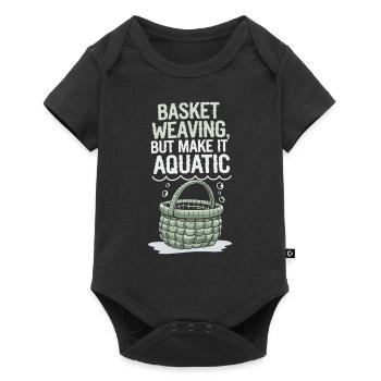 Vannerie sous-marine Artisanat fantaisiste - Body à manches courtes Premium Bébé - noir - Devant