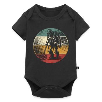 Détecteur de métaux de sonde - Body à manches courtes Premium Bébé - noir - Devant