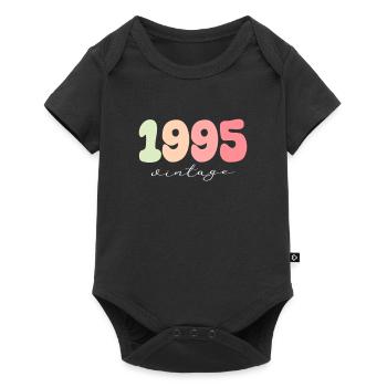Année de naissance 1995 - Body à manches courtes Premium Bébé - noir - Devant