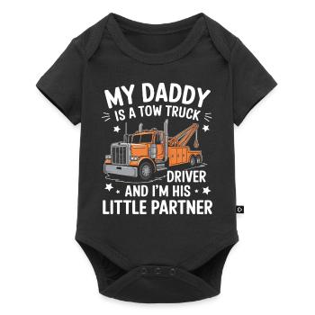 Tow Truck Truck Tow Truck - Baby Premium short-sleeve bodysuit - black - Front