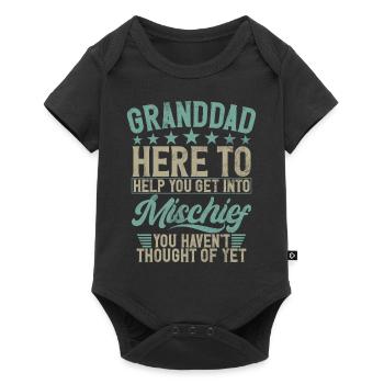 Grandad Grandpa Grandpa Pops Grandparent - Baby Premium short-sleeve bodysuit - black - Front