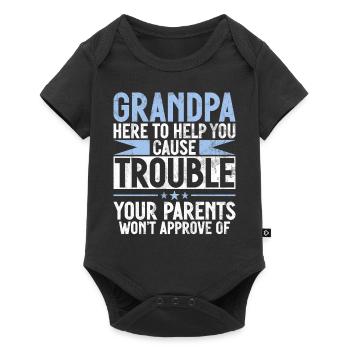 Grandad Grandpa Grandpa Pops Grandparent - Baby Premium short-sleeve bodysuit - black - Front