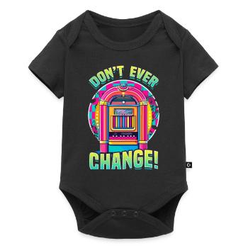 Jukebox Collector Don't Ever Change - Baby Premium short-sleeve bodysuit - black - Front