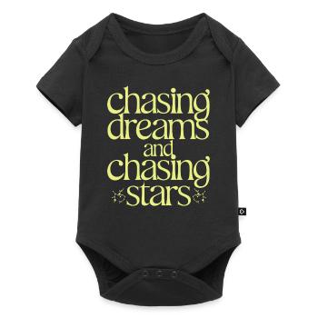Sagittarius Zodiac Signs: Chasing Dreams and Stars - Baby Premium short-sleeve bodysuit - black - Front