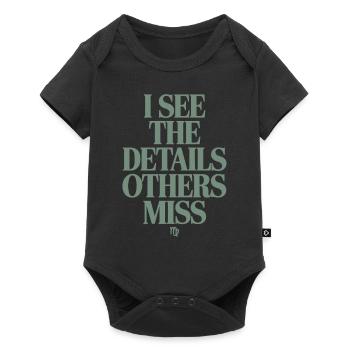 Virgo Zodiac I See Details Other - Baby Premium short-sleeve bodysuit - black - Front