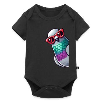 Pigeon Lovers Pigeons Bird Lovers - Baby Premium short-sleeve bodysuit - black - Front