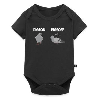 Pigeon Lovers Pigeons Bird Lovers - Baby Premium short-sleeve bodysuit - black - Front