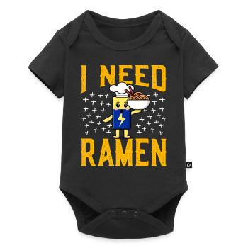 J’ai besoin de Ramen - Body à manches courtes Premium Bébé - noir - Devant