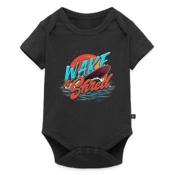 Wakeboarding Wakeboard Wake'n Shred - Baby Premium short-sleeve bodysuit - black - Front