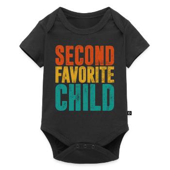 Sister Brother Matching Siblings Twins - Baby Premium short-sleeve bodysuit - black - Front
