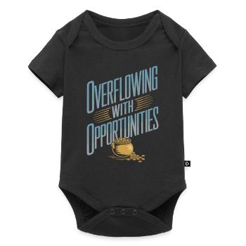 Manifesting Abundance with Possibilities - Baby Premium short-sleeve bodysuit - black - Front
