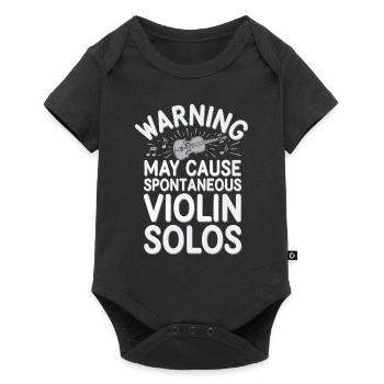 Violinists, String Instrument Musicians, Classical Music - Baby Premium short-sleeve bodysuit - black - Front