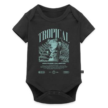 Red Eyed Tree Frog Rainforest Amphibian - Baby Premium short-sleeve bodysuit - black - Front