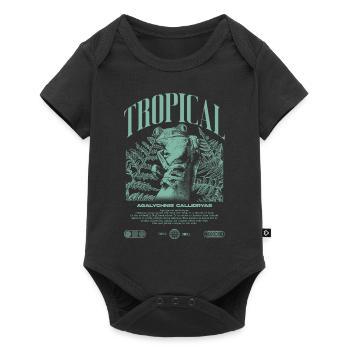 Red Eyed Tree Frog Rainforest Amphibian - Baby Premium short-sleeve bodysuit - black - Front