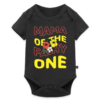 Maman de la fée Une - Body à manches courtes Premium Bébé - noir - Devant