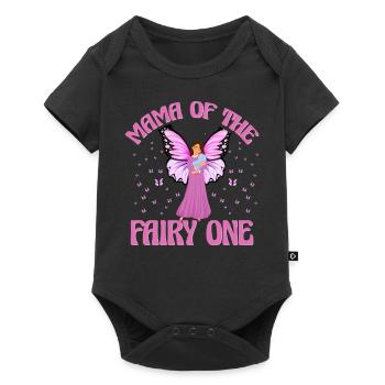 Mama of the fairy One - Baby Premium short-sleeve bodysuit - black - Front