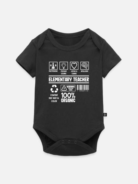Grundschullehrerin Multitasking Problemlösung - Baby Premium Kurzarmbody - Schwarz